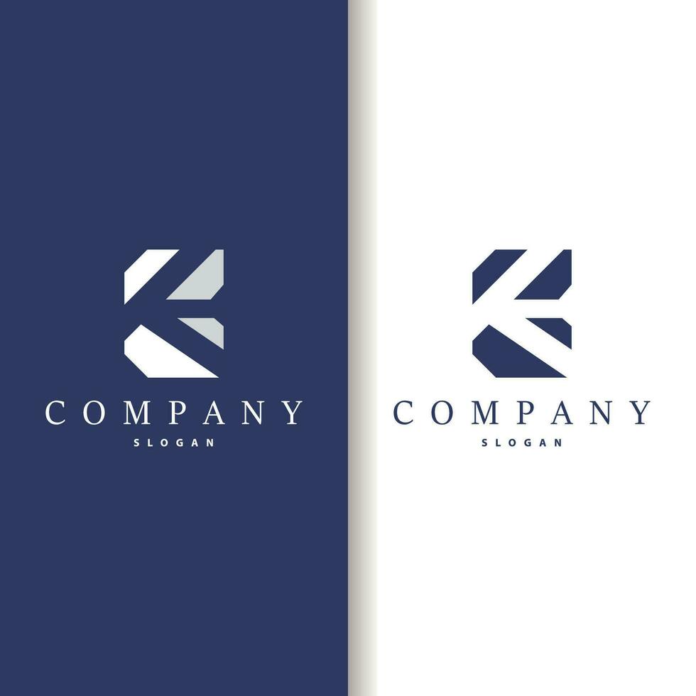 Minimal Initial K Letter Logo, Modern And Luxury Geometric Design, Icon Vector Template Element