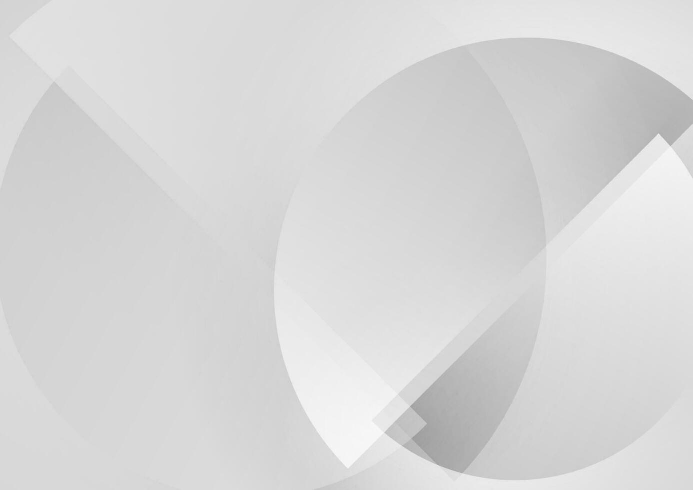 Grey circles abstract futuristic minimal background vector