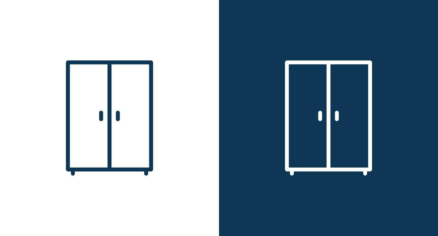 Cupboard icon for web and mobile vector