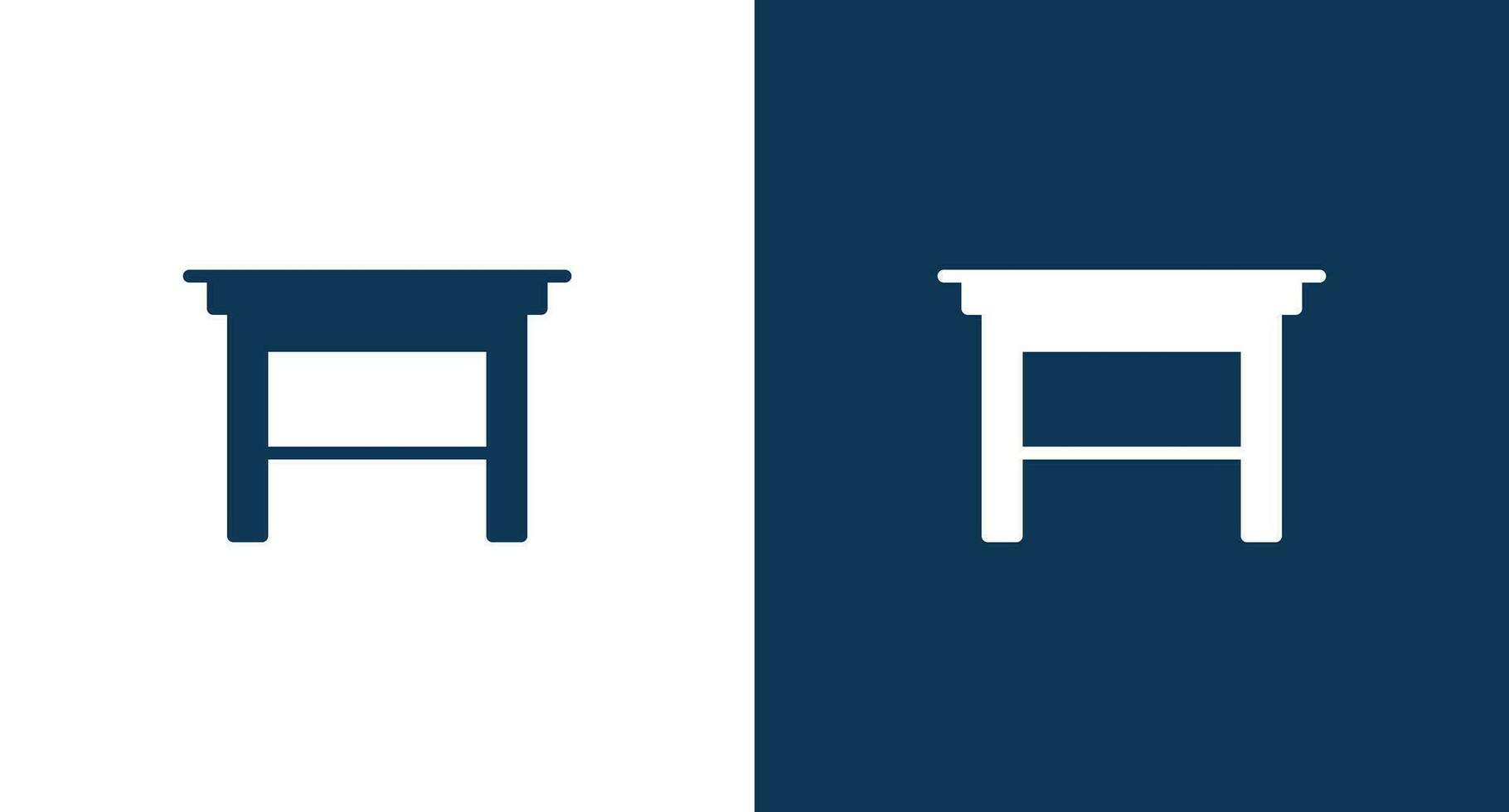 Table icon for web and mobile vector