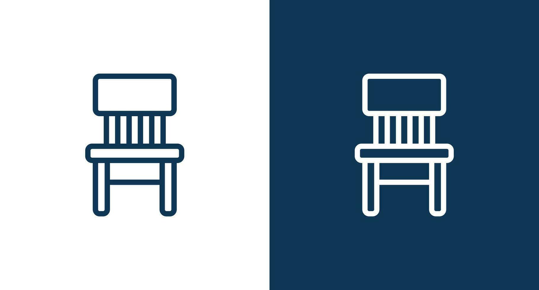 Chair icon illustration isolated vector sign symbol