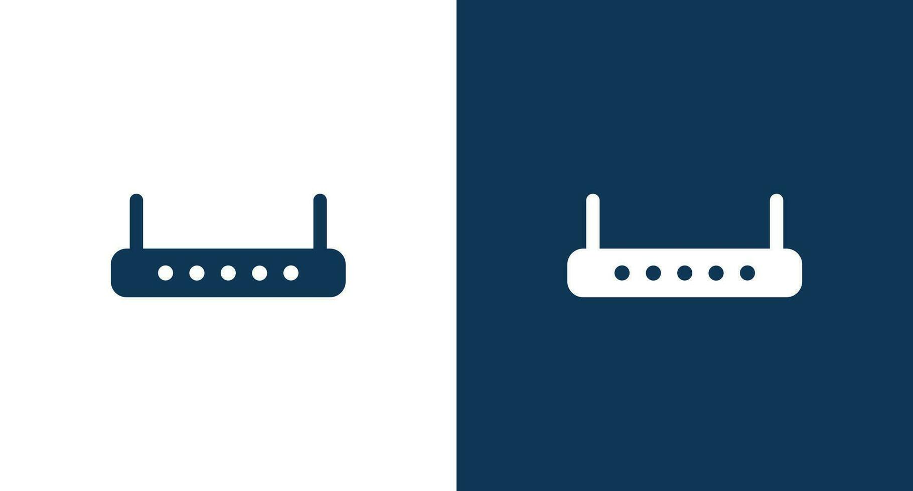 Modem icon for web and mobile vector