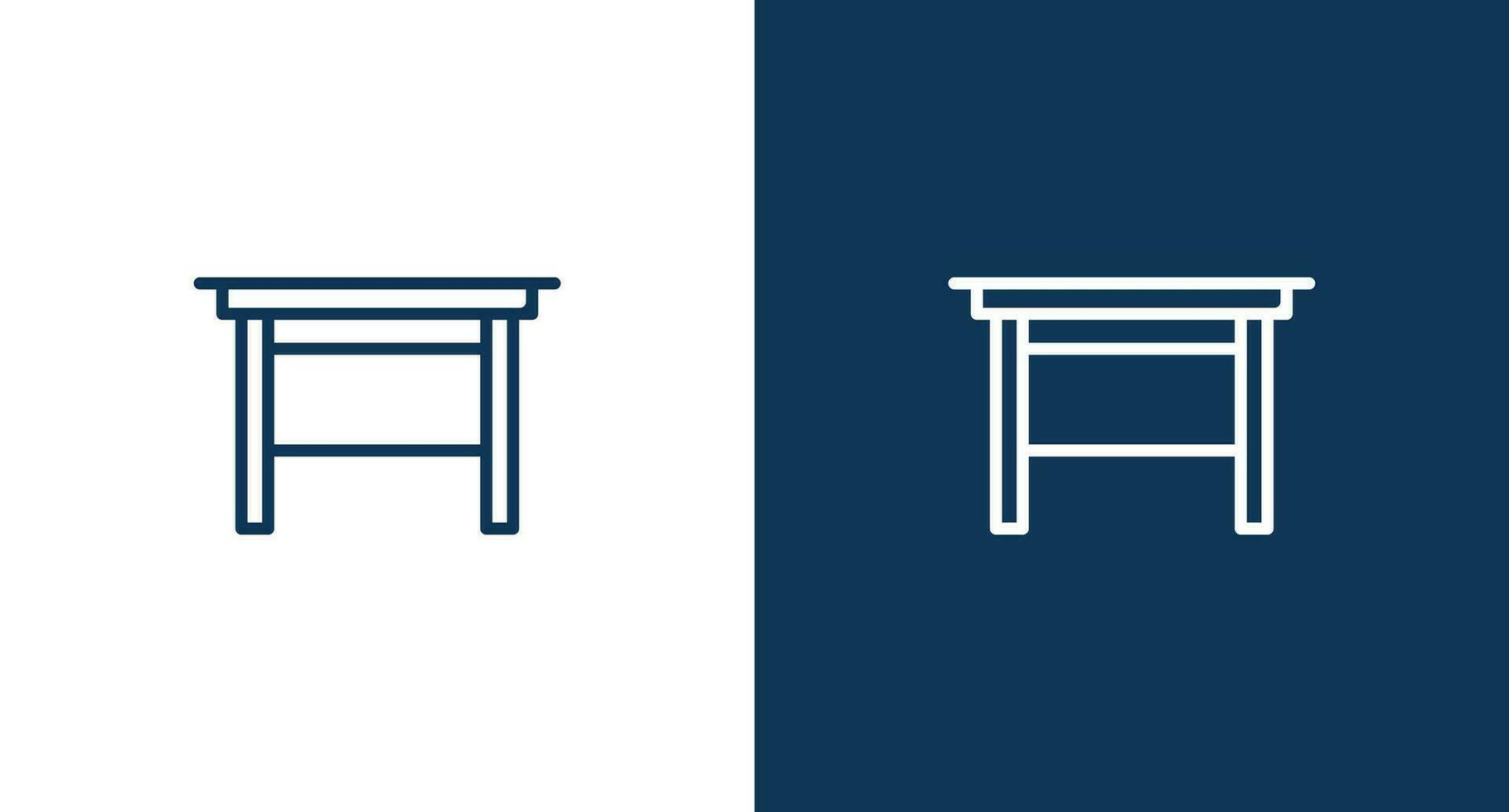 Table icon for web and mobile vector