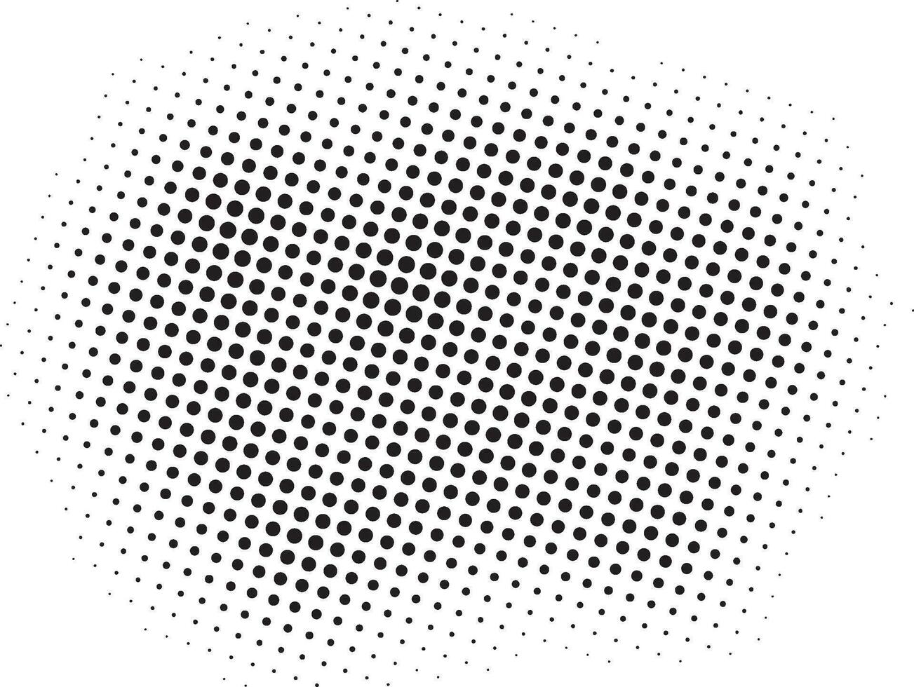 a black and white halftone dot pattern, black and white Halftone dots effect. Halftone effect vector pattern. Circle dots isolated on the white background