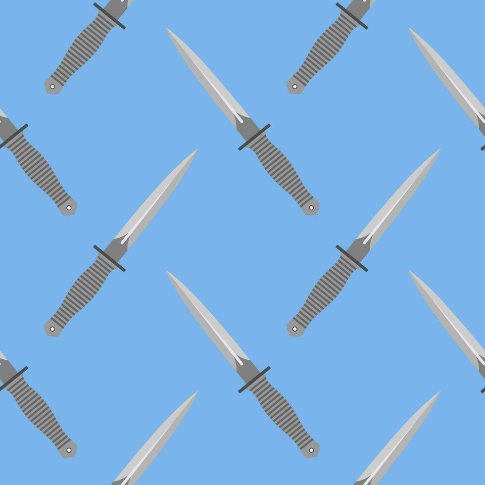 dagger seamless pattern vector illustration