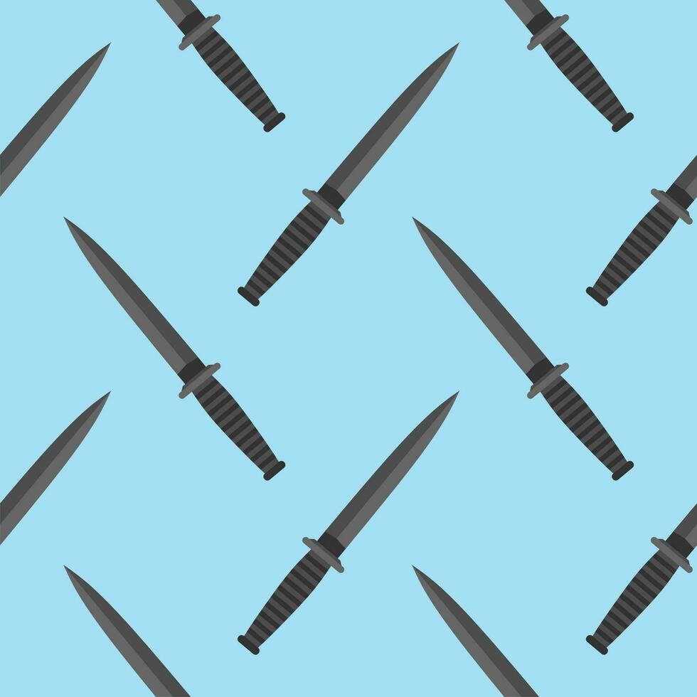 dagger seamless pattern vector illustration