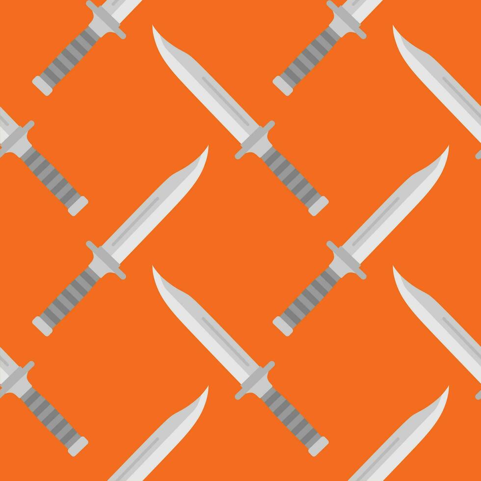dagger seamless pattern vector illustration