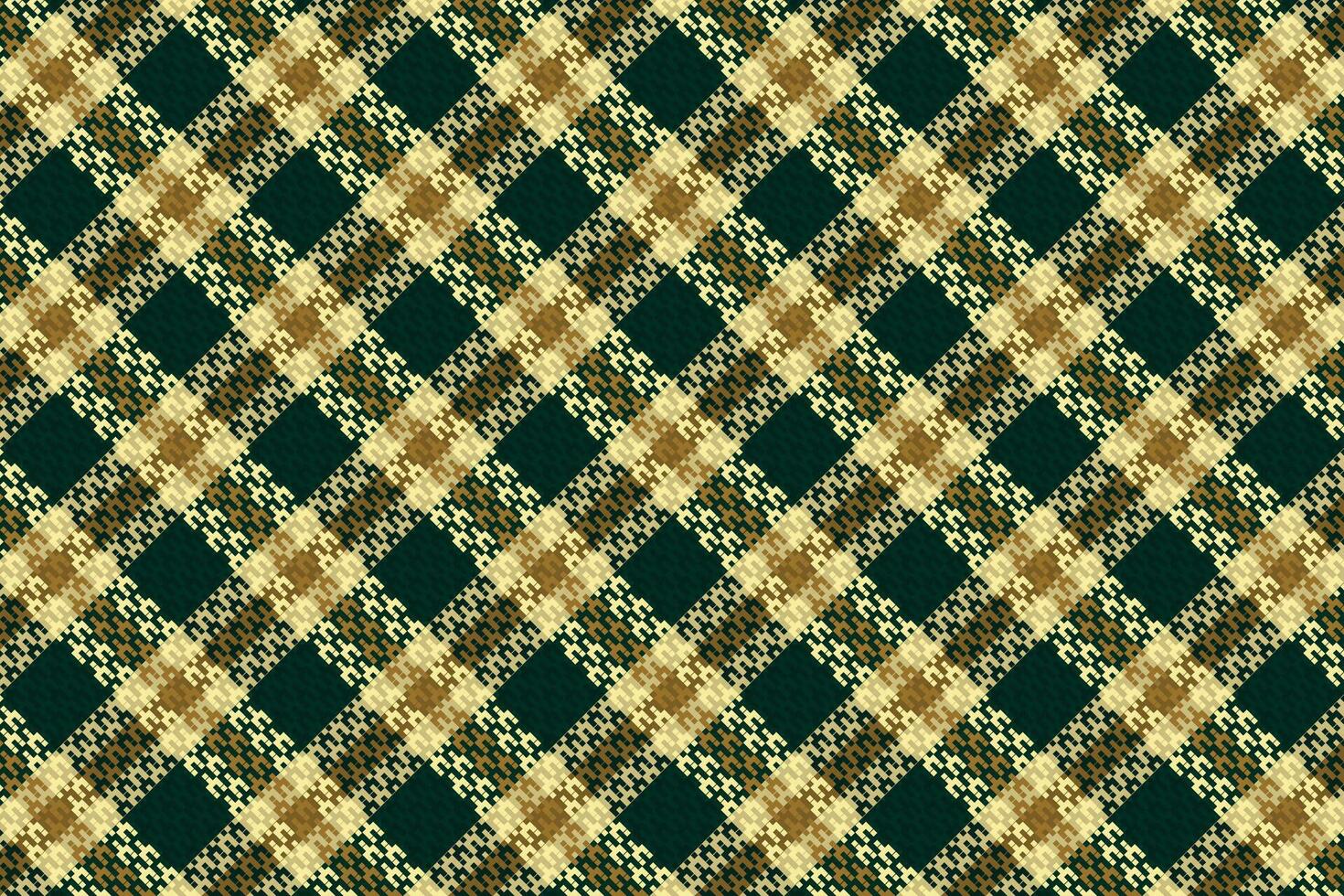 Tartan plaid pattern with texture and retro color. vector