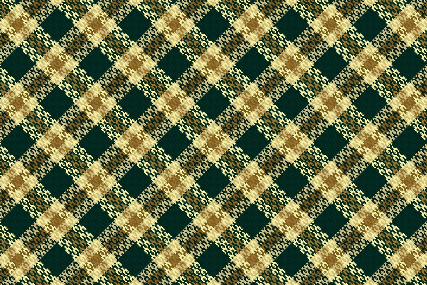 Tartan plaid pattern with texture and retro color. vector