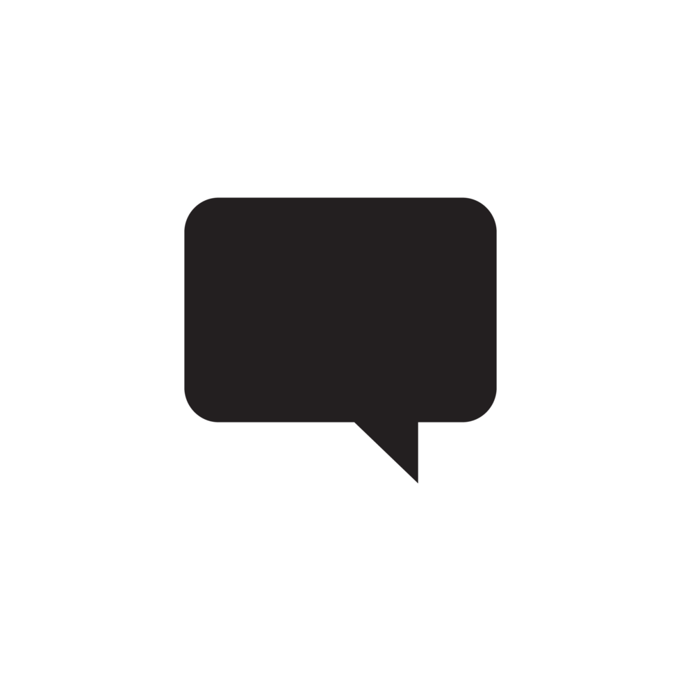 Chat, message png symbol