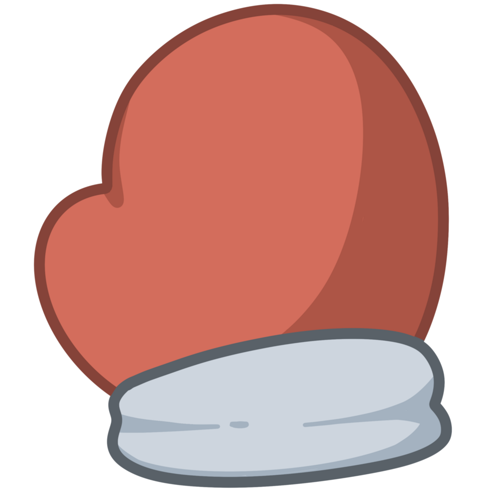 red Christmas glove so cute png