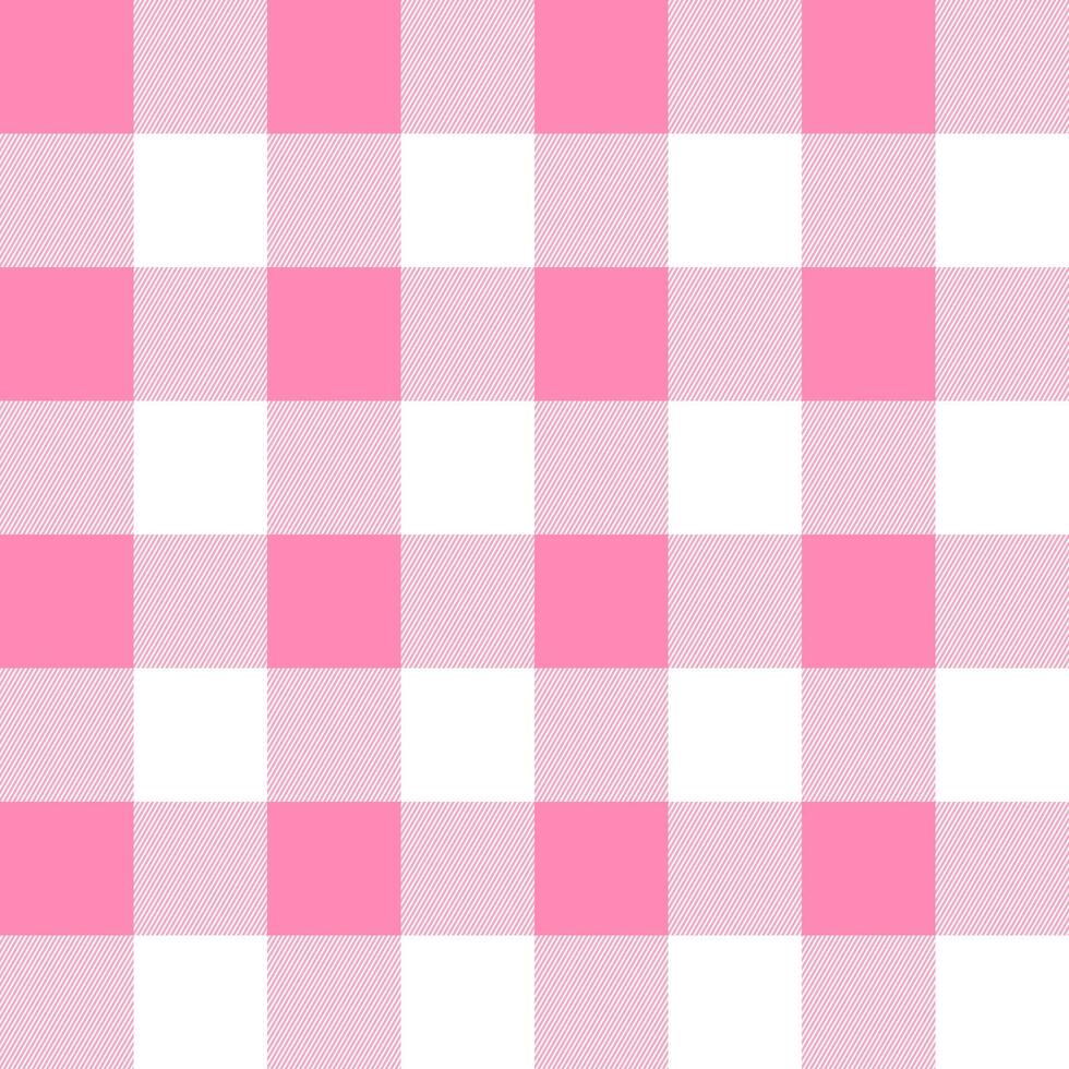 pink checkered fabric background Seamless pattern For tablecloths, dresses, mats, cloth vector