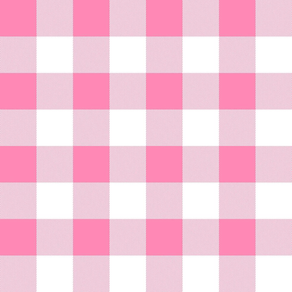 pink checkered fabric background Seamless pattern For tablecloths, dresses, mats, cloth vector