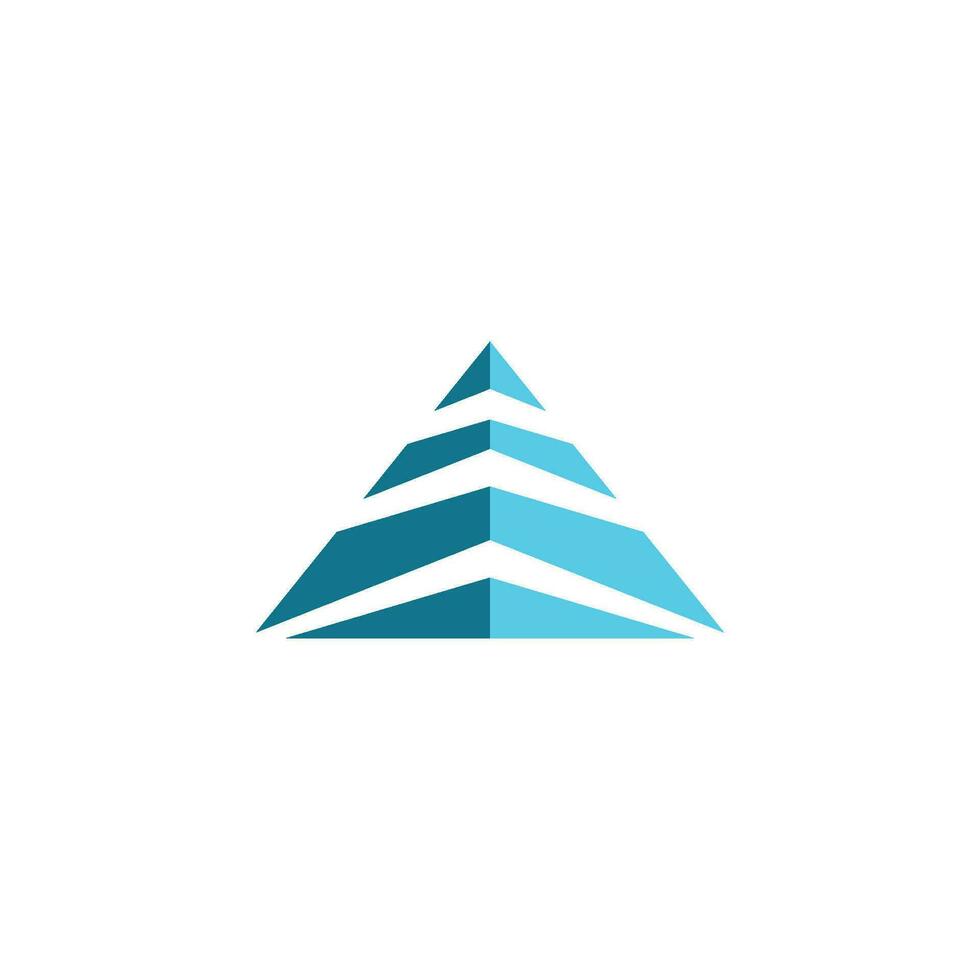 Pyramid icon vector illutration