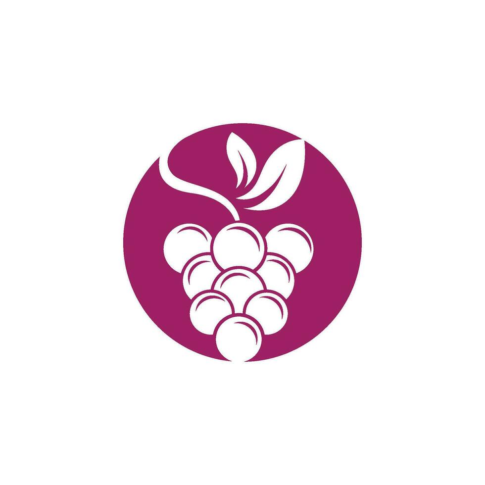 Grapes vector icon illustration design