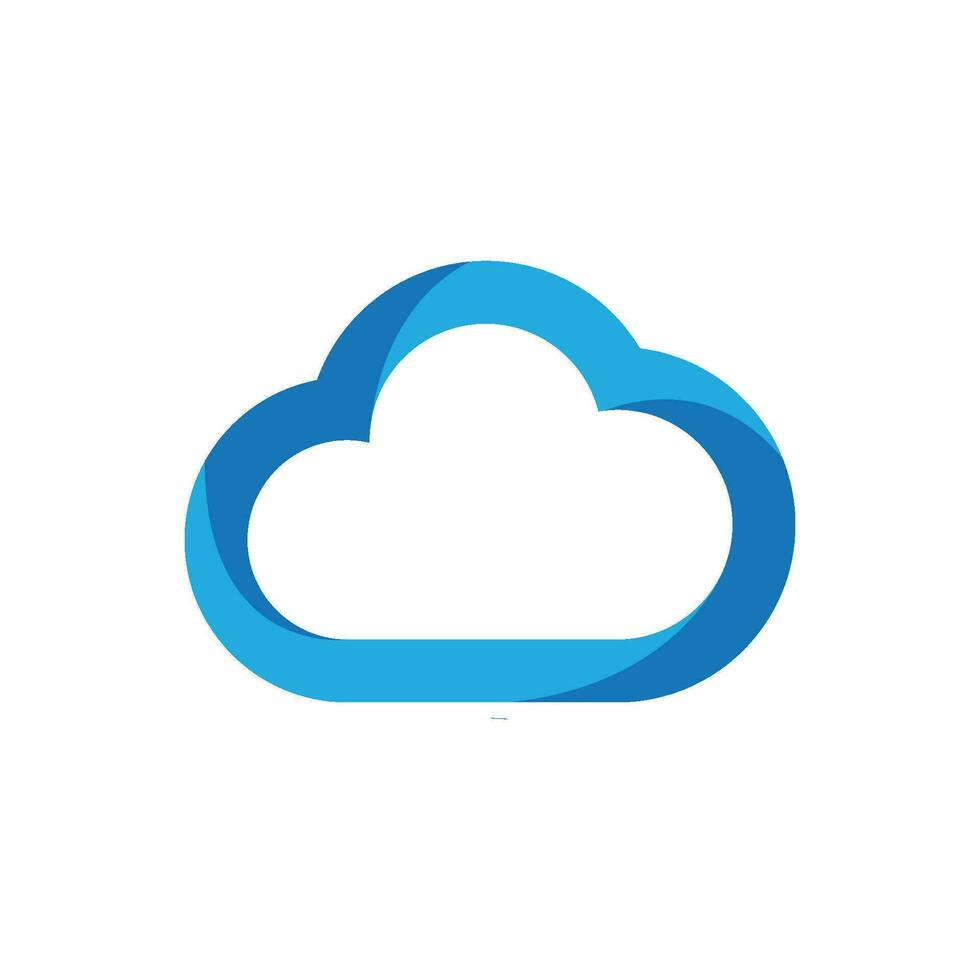 Cloud template vector