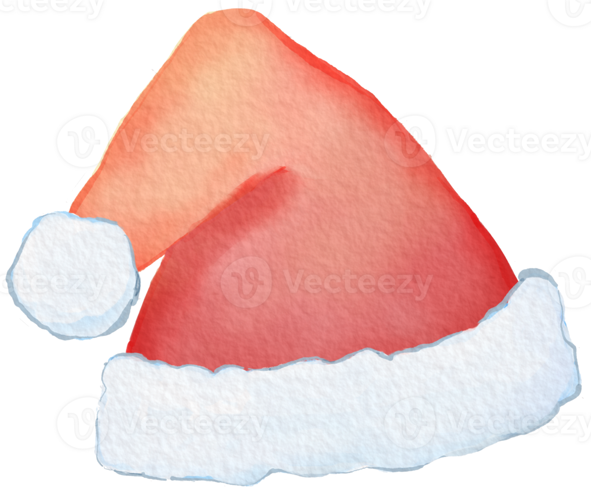 Christmas Hat Watercolor Isolated png