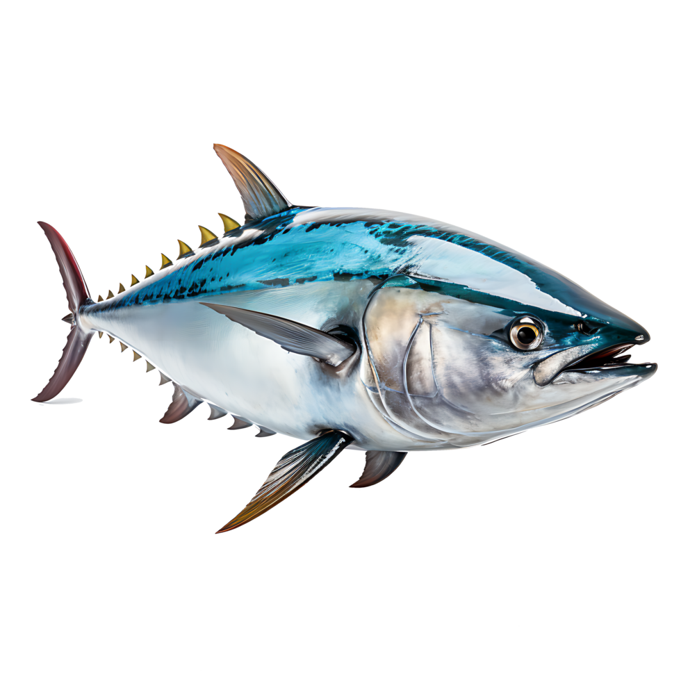 AI generated Wild Bluefin Tuna Catch of the Day, Nutritious Protein for Seafood Enthusiasts, Generative Ai png