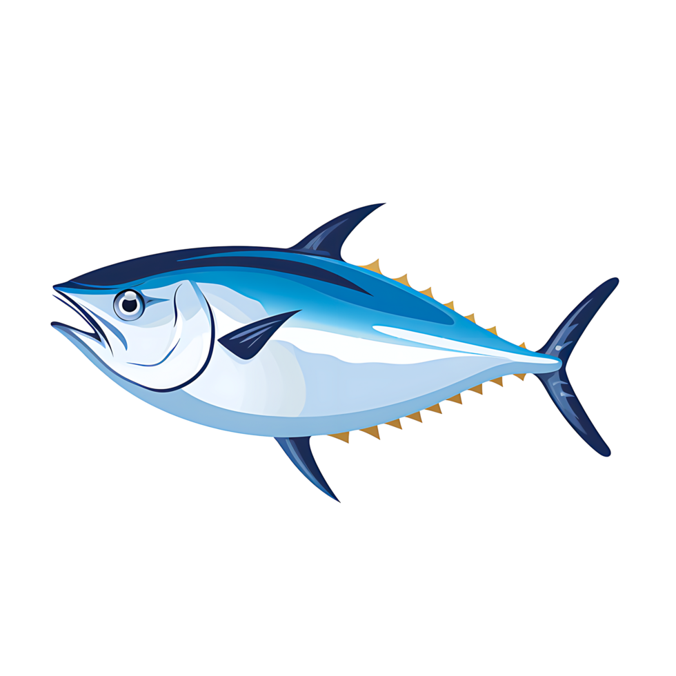 ai généré délicieux Sushi ingrédient Frais thon poisson pour gourmet Japonais cuisine, génératif ai png