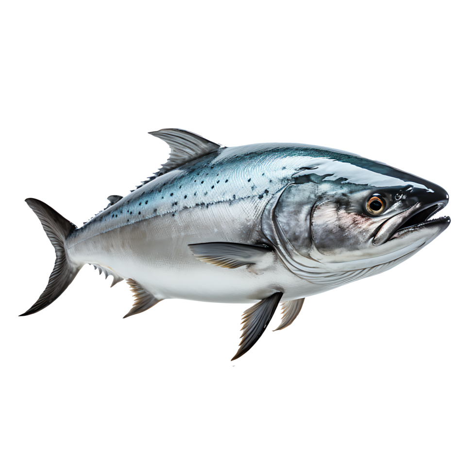 AI generated Wild Bluefin Tuna Catch of the Day, Nutritious Protein for Seafood Enthusiasts, Generative Ai png