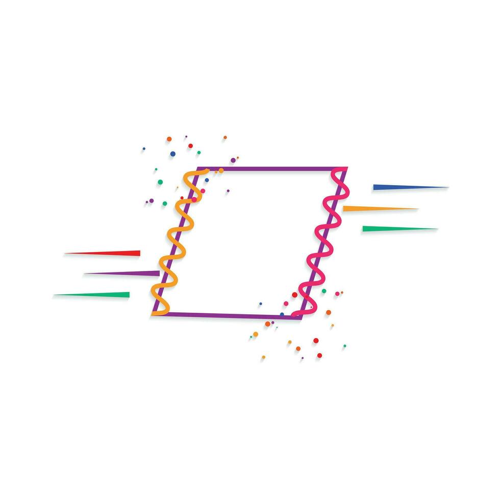 Colorful spotted doodle circle textured background vector