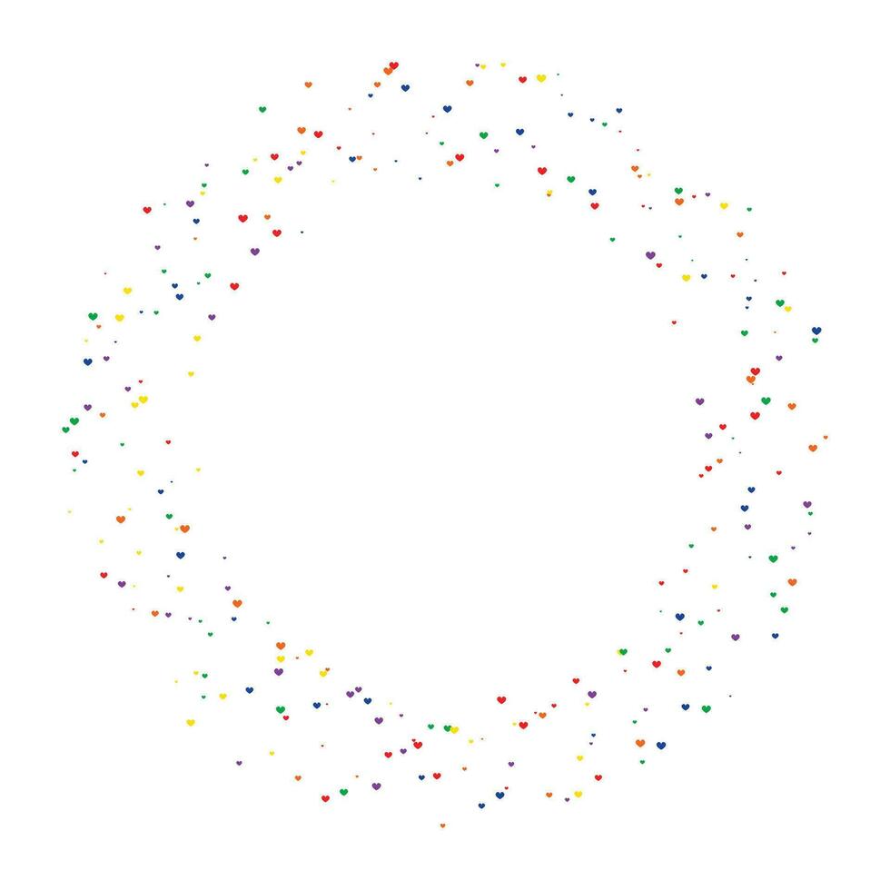 Colorful circle halftone dots pattern vector on the white background