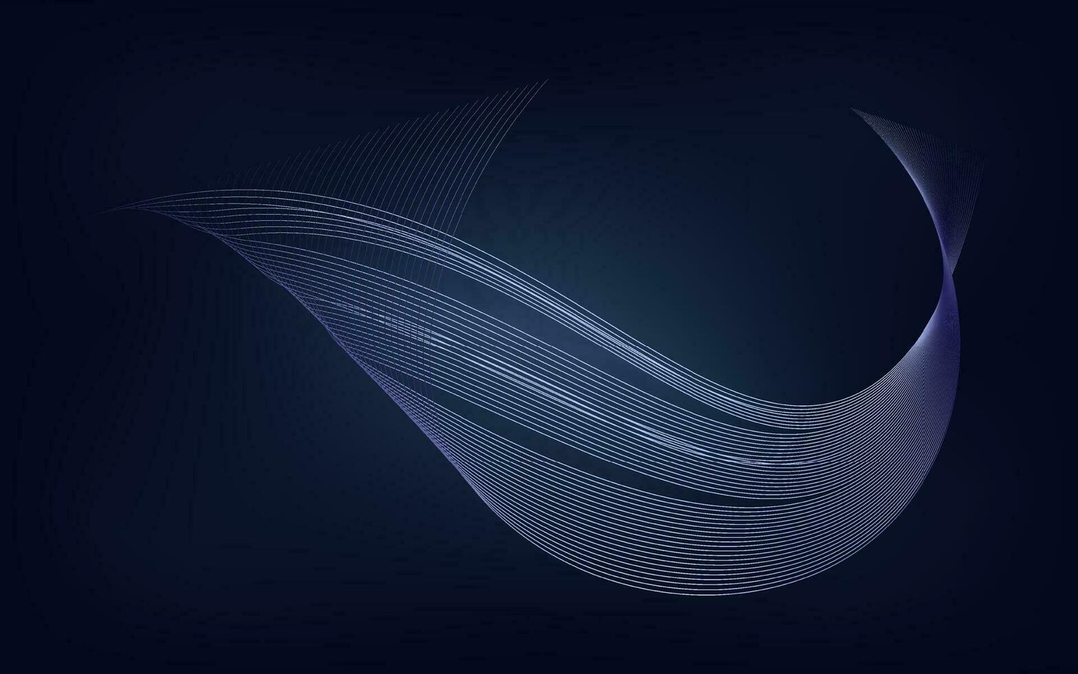 Dynamic line wave colorful abstract vector