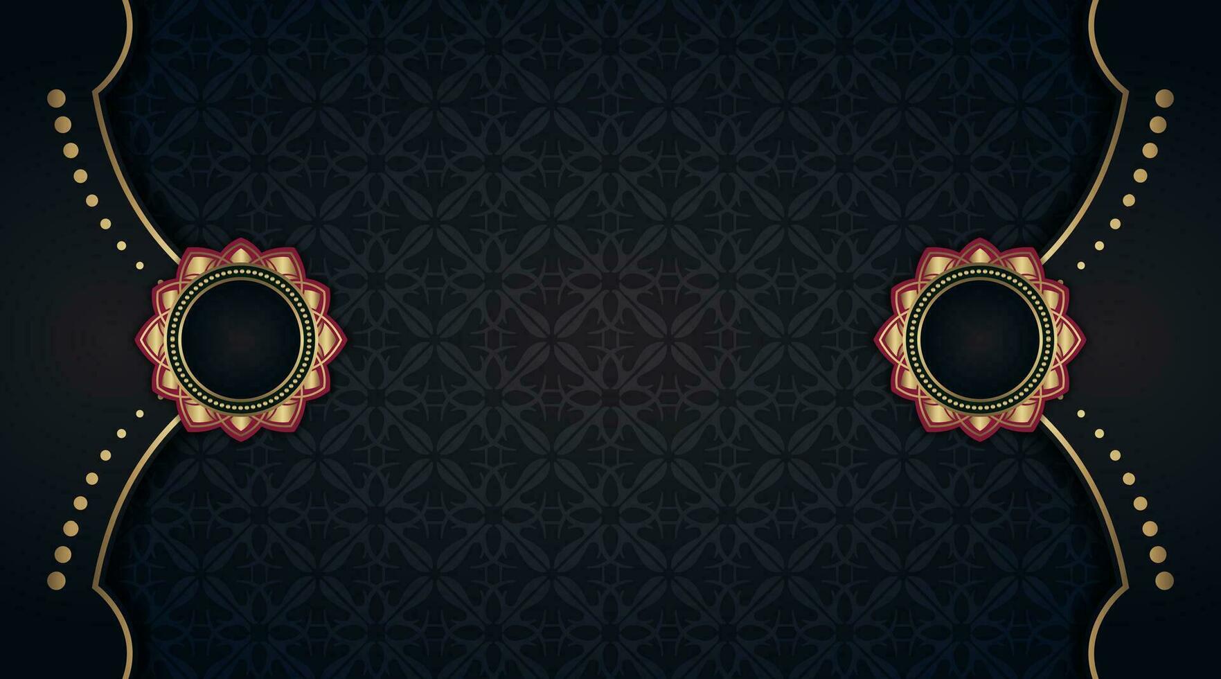 luxury background with mandala ornament vector