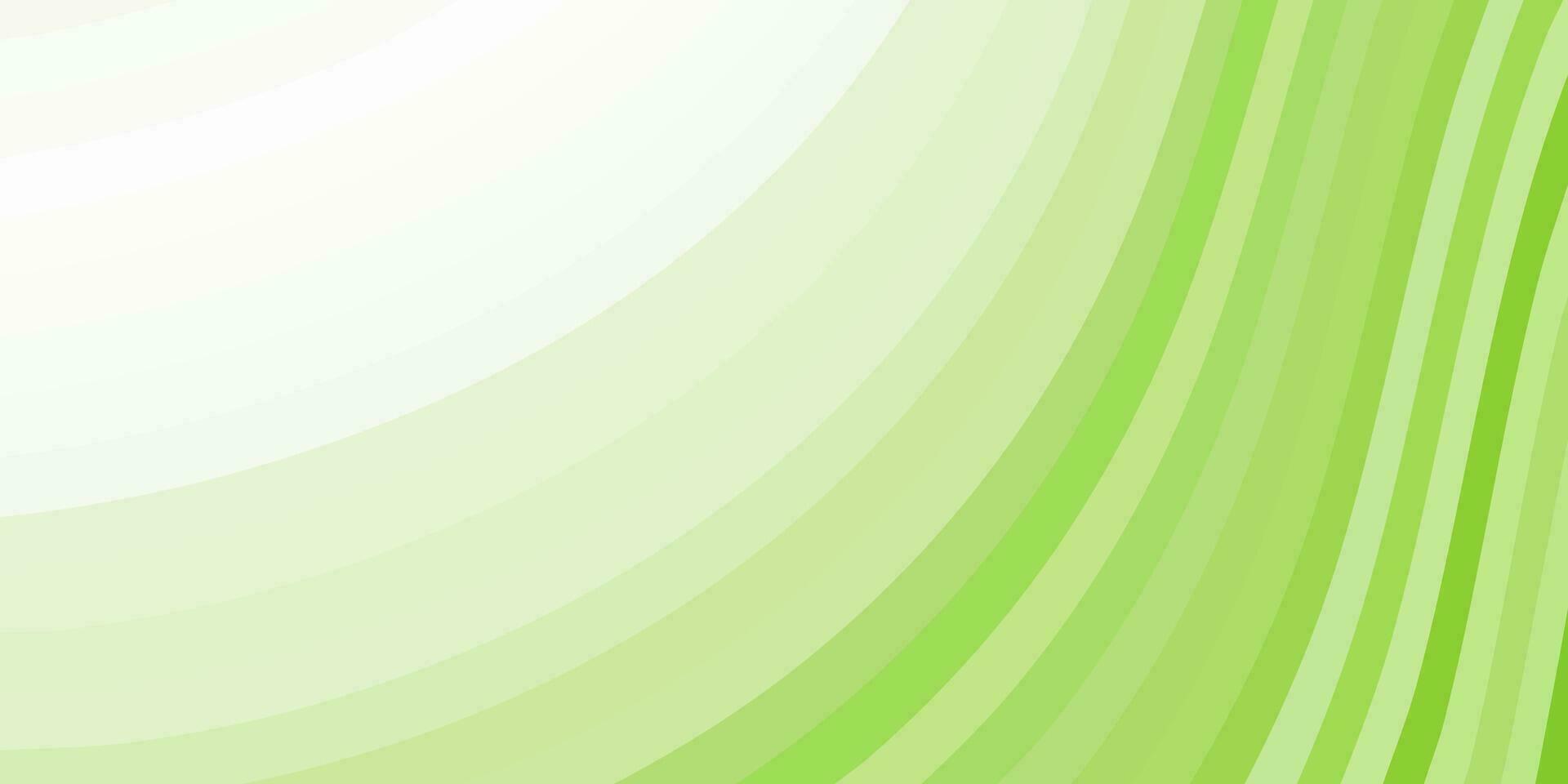 abstract green curve background for business vector