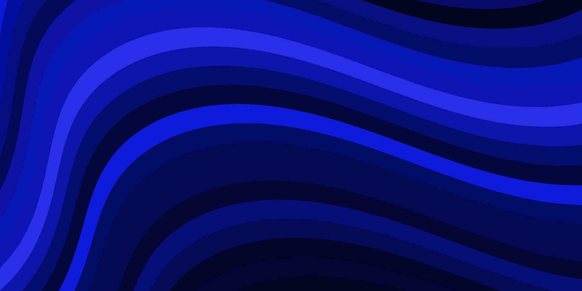 abstract blue curve background for busines vector