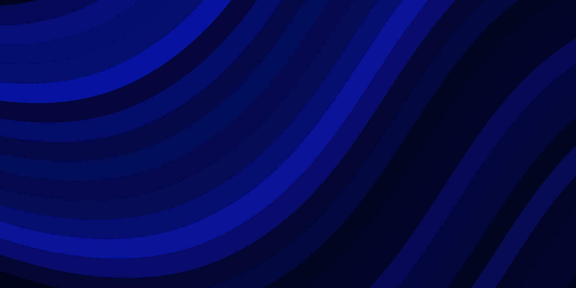 abstract blue curve background for busines vector