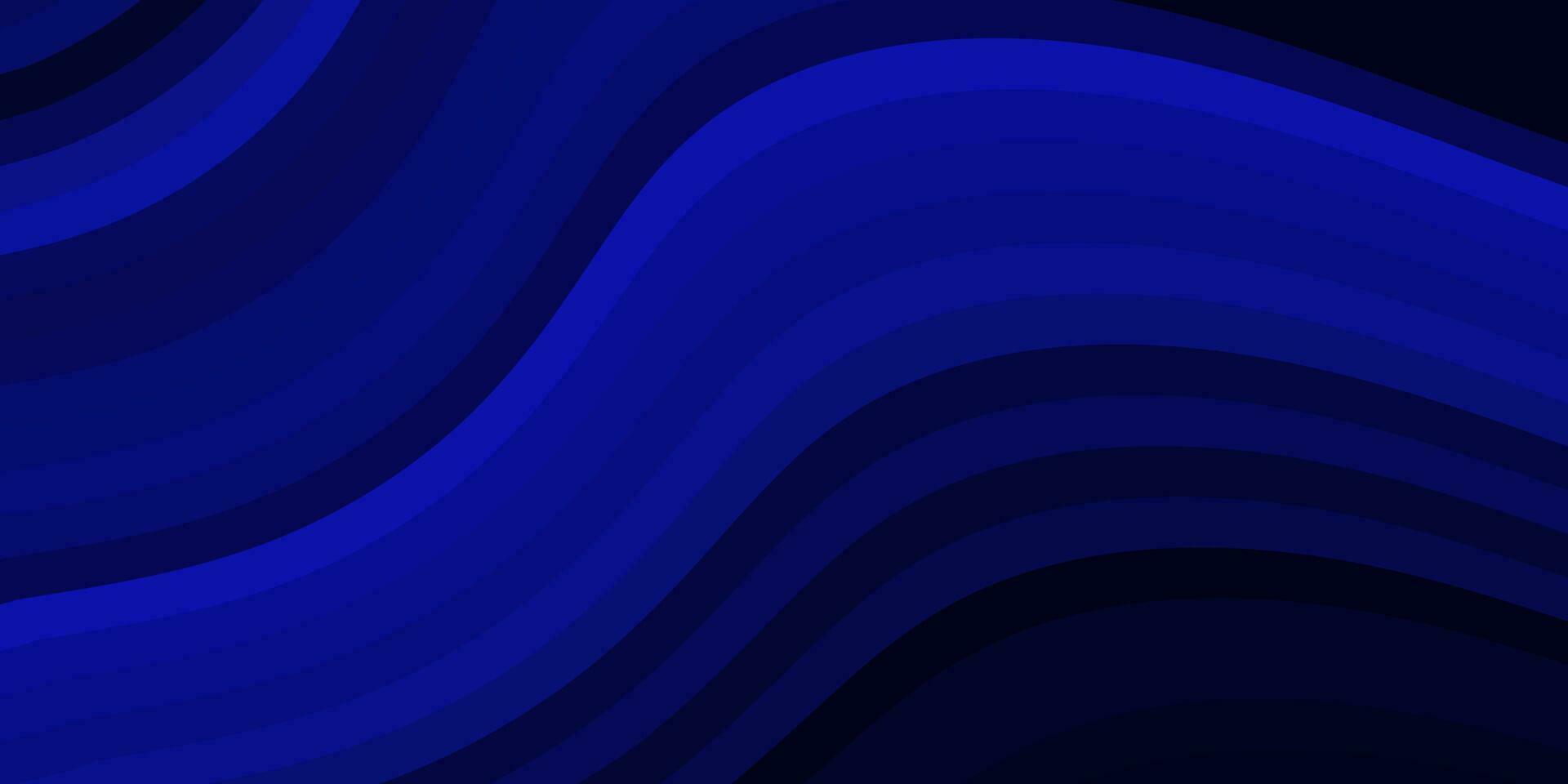 abstract blue curve background for busines vector