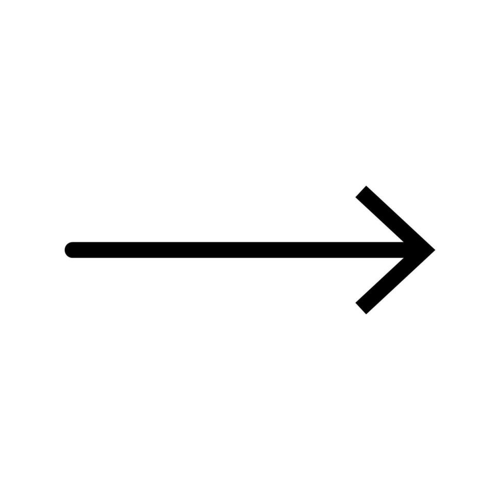 Vector line icon arrow right provide clear direction and navigation cues. Next icon in the application interface indicates the progression of a task.