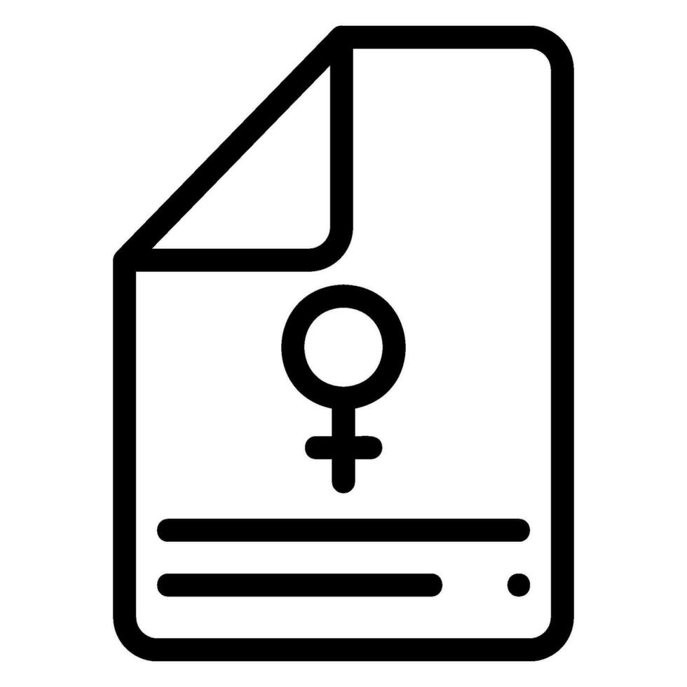 human rights line icon vector