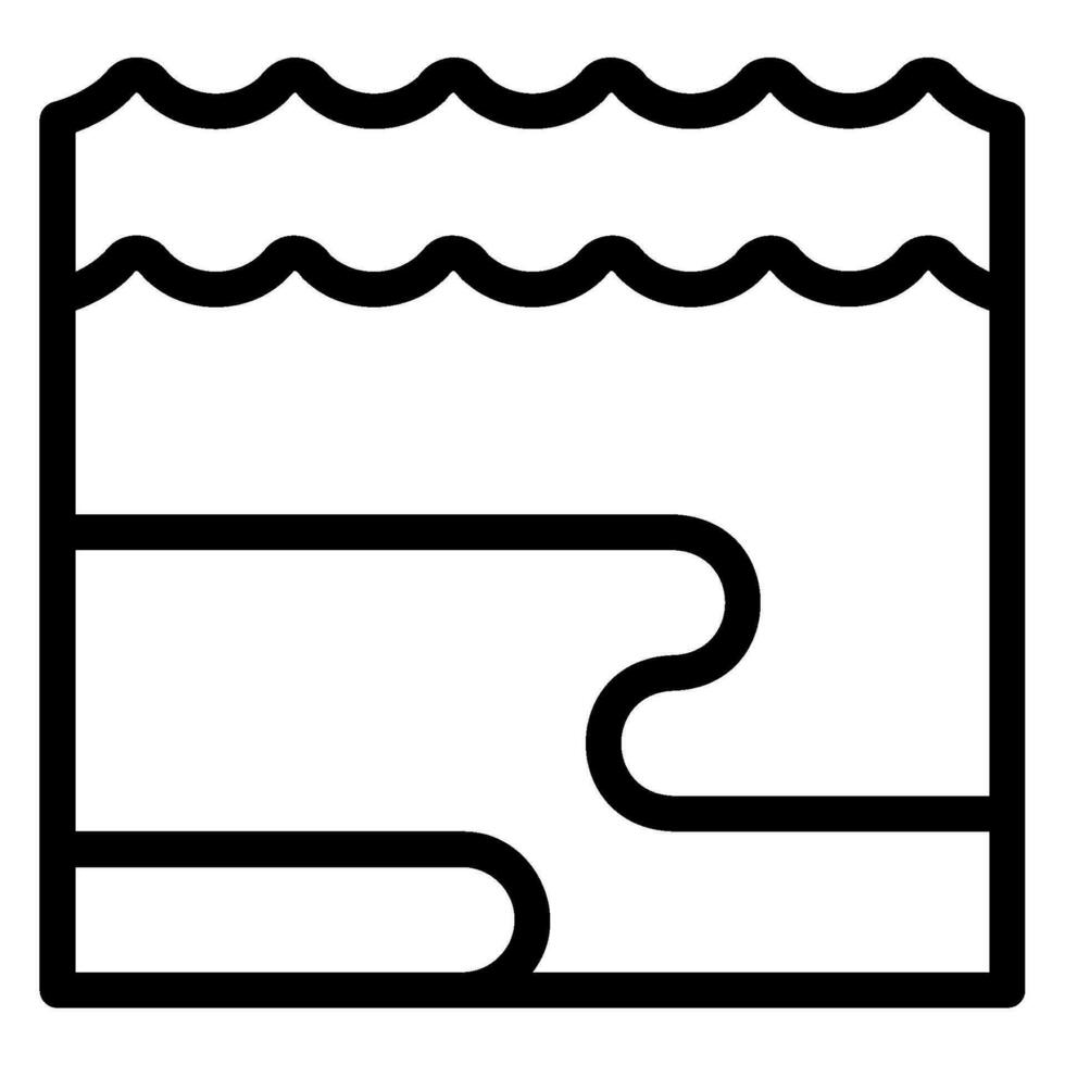 current line icon vector
