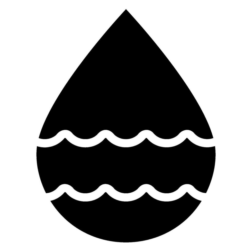 oceans day glyph icon vector