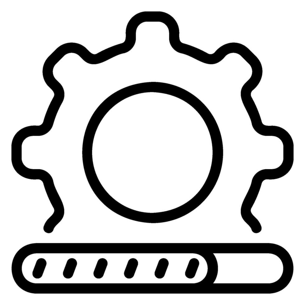 upgrade line icon vector