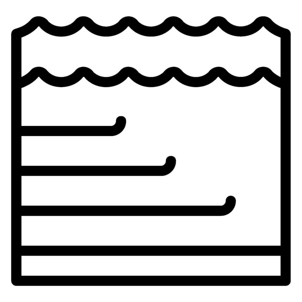 current line icon vector