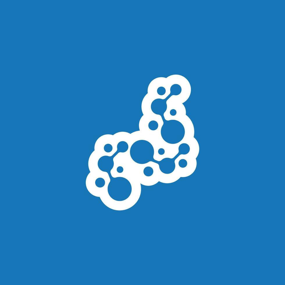 Molecule Logo Vector Template Illustration