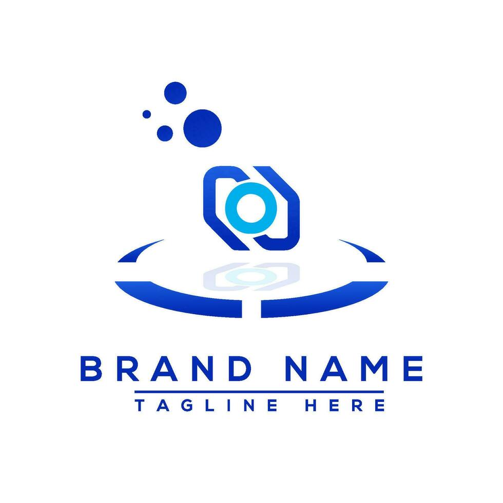 Letter NO blue Professional logo for all kinds of business vector