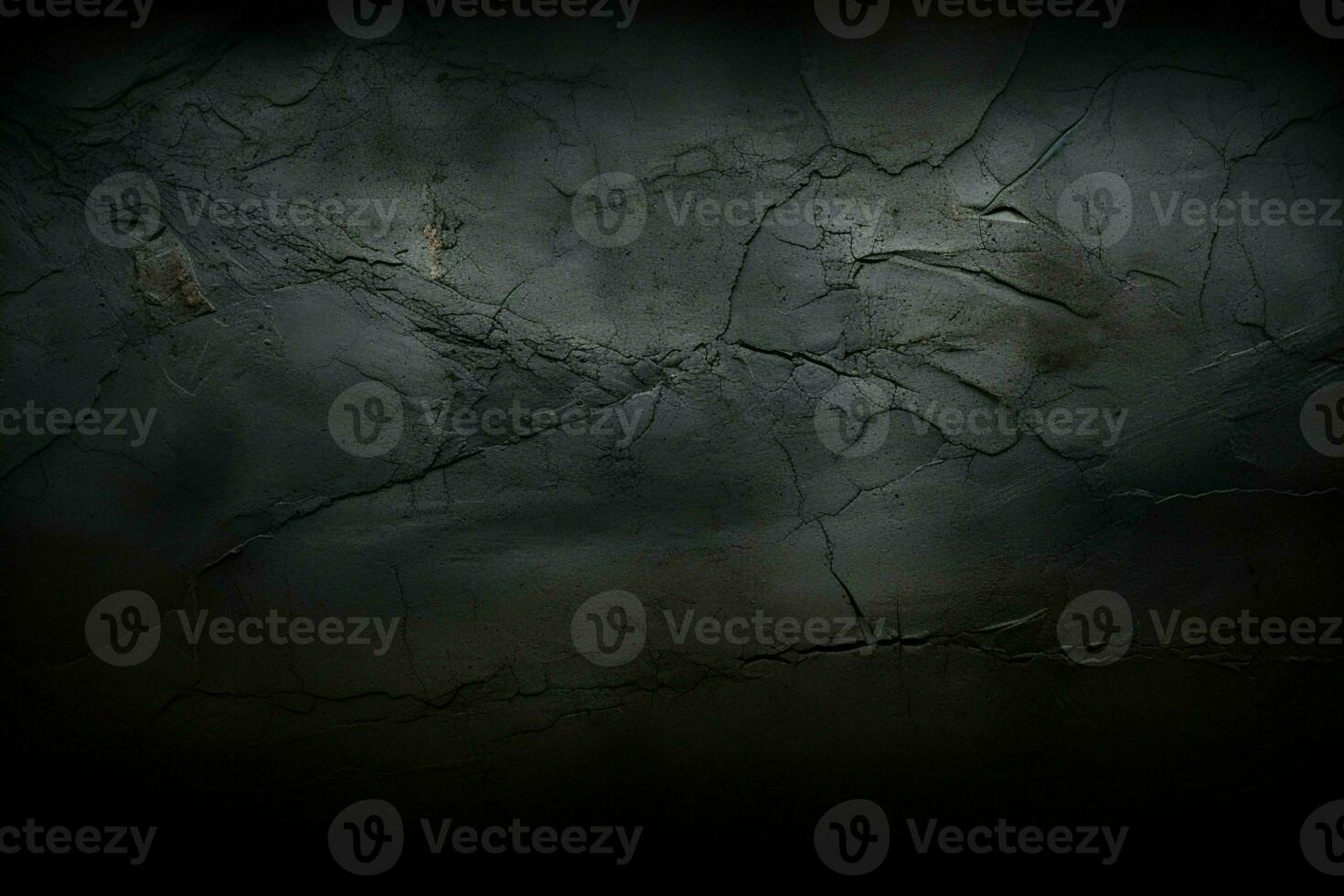 AI generated Grunge dark black textured concrete wall background AI Generated photo