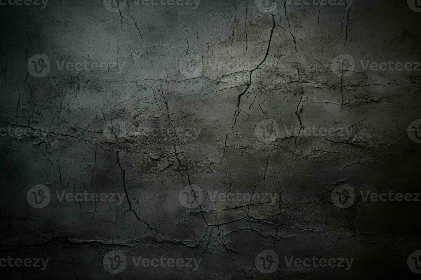 AI generated Grunge dark black textured concrete wall background AI Generated photo