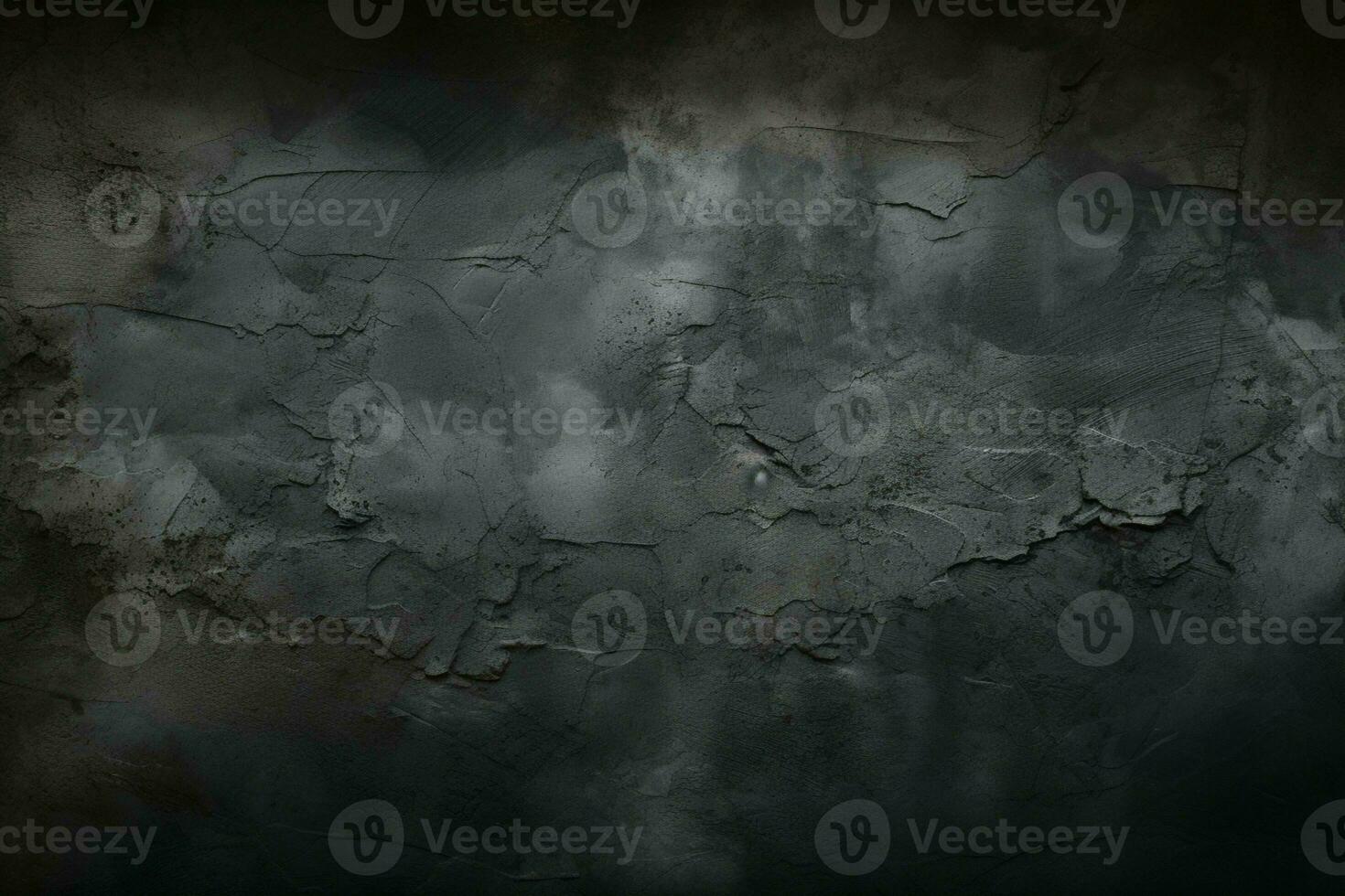 AI generated Grunge dark black textured concrete wall background AI Generated photo