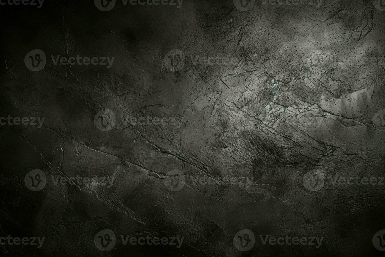 AI generated Grunge dark black textured concrete wall background AI Generated photo