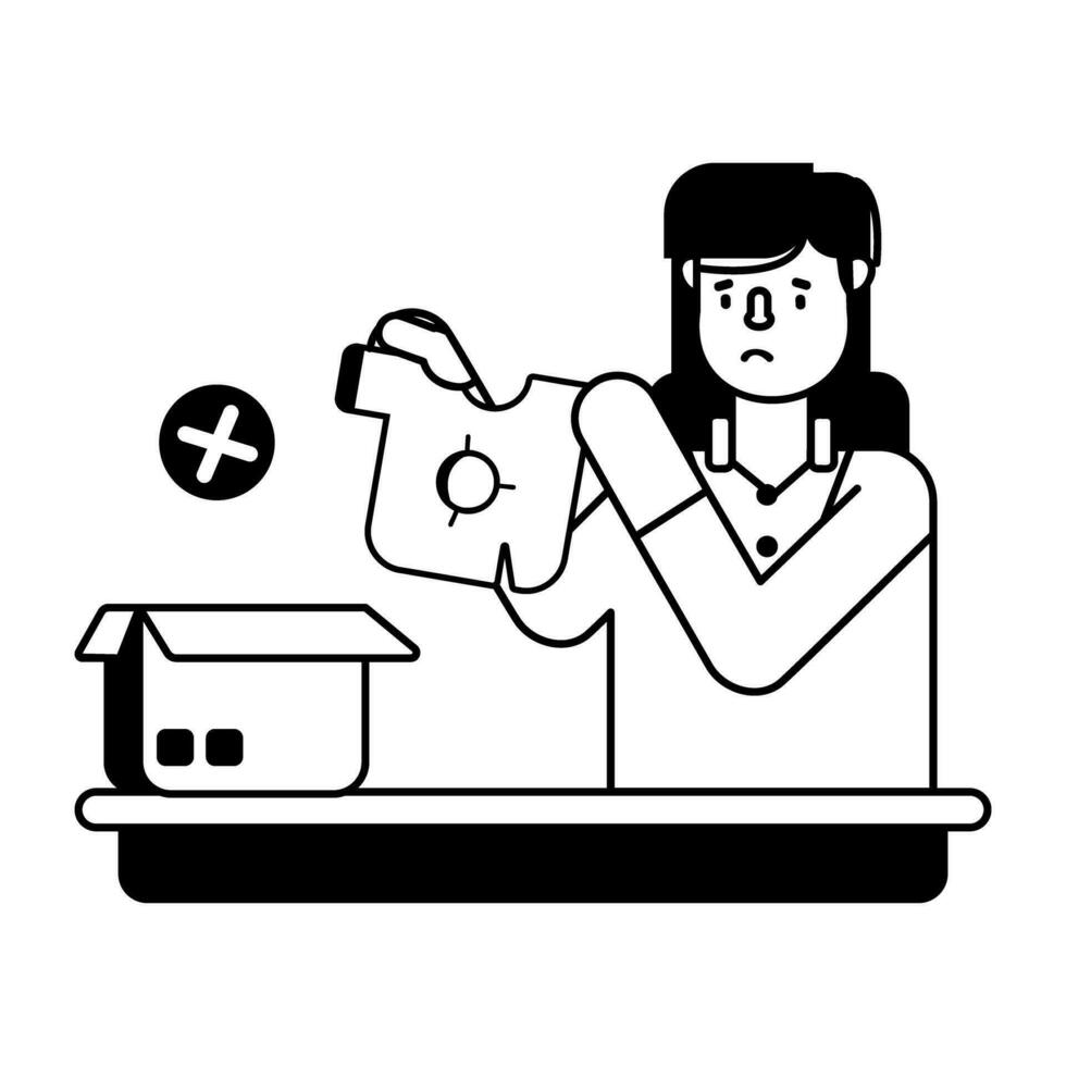 Trendy Wrong Order vector