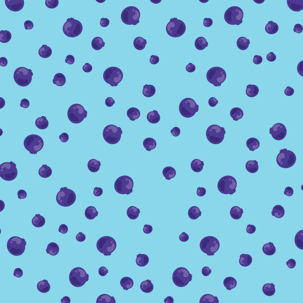 background design with patterns of fruit blueberry in vector illustration