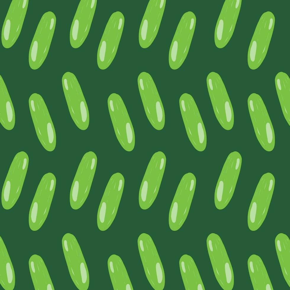 antecedentes diseño con patrones de Pepino vegetales en vector ilustración