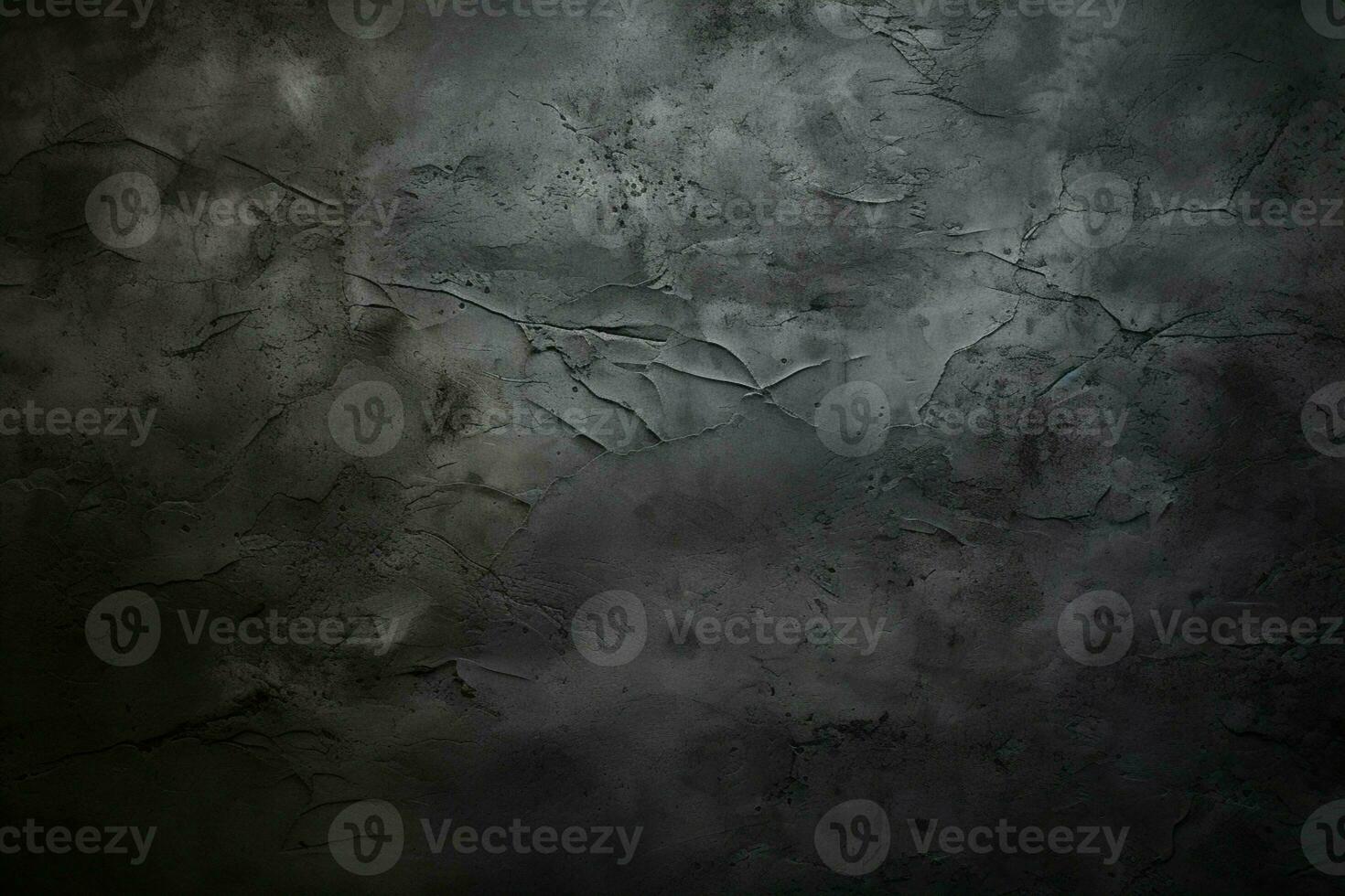 AI generated Grunge dark black textured concrete wall background AI Generated photo
