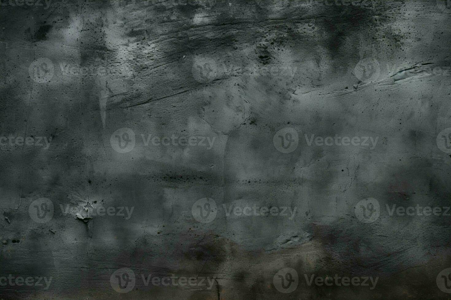 AI generated Grunge dark black textured concrete wall background AI Generated photo