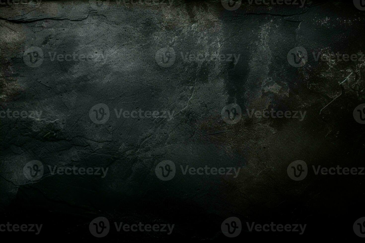 AI generated Grunge dark black textured concrete wall background AI Generated photo
